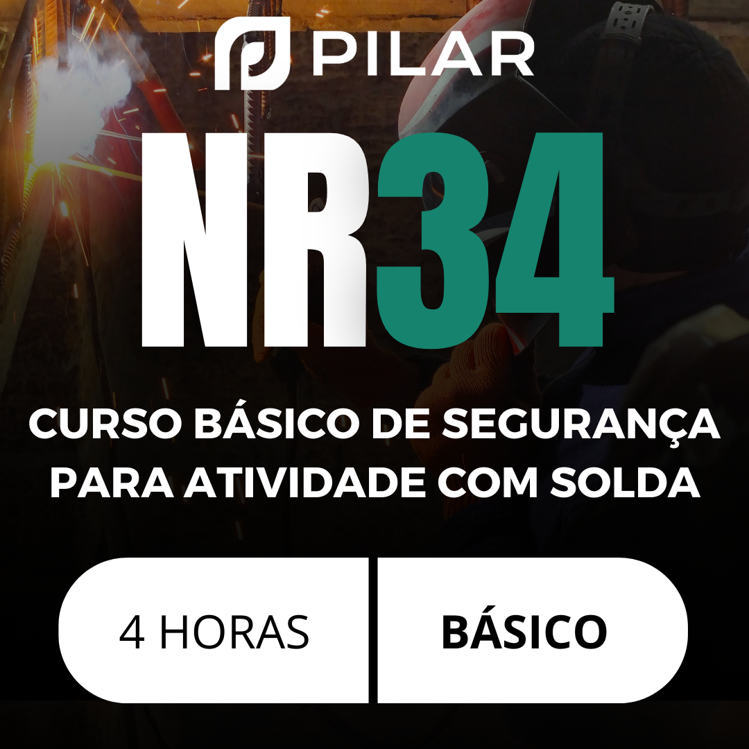 NR 34 - CURSO BÁSICO DE SEGURANÇA PARA ATIVIDADE COM SOLDA (4.2.1)