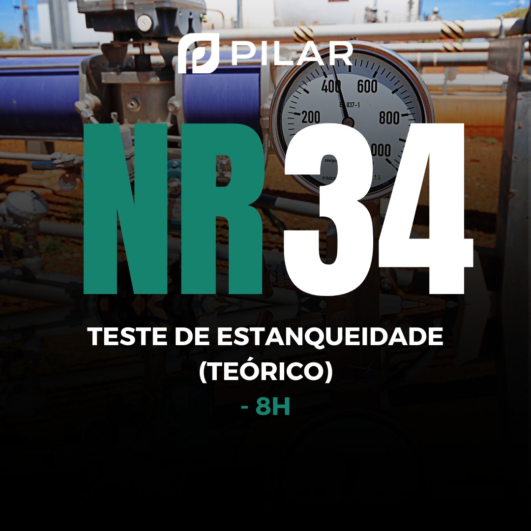  NR 34 - TESTE DE ESTANQUEIDADE (TEÓRICO) - ONLINE