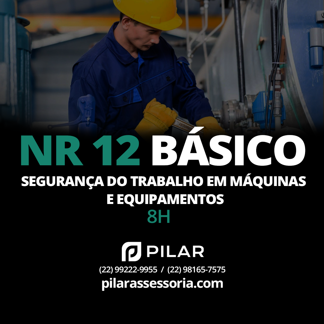 NR 12 - Básico - Segurança do Trabalho em Máquinas e Equipamentos