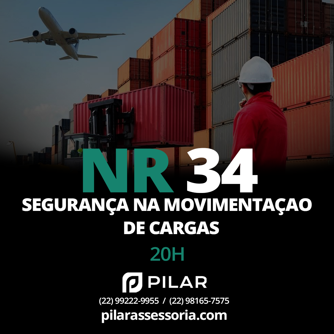 NR 34 - SEGURANÇA NA MOVIMENTAÇÃO DE CARGAS