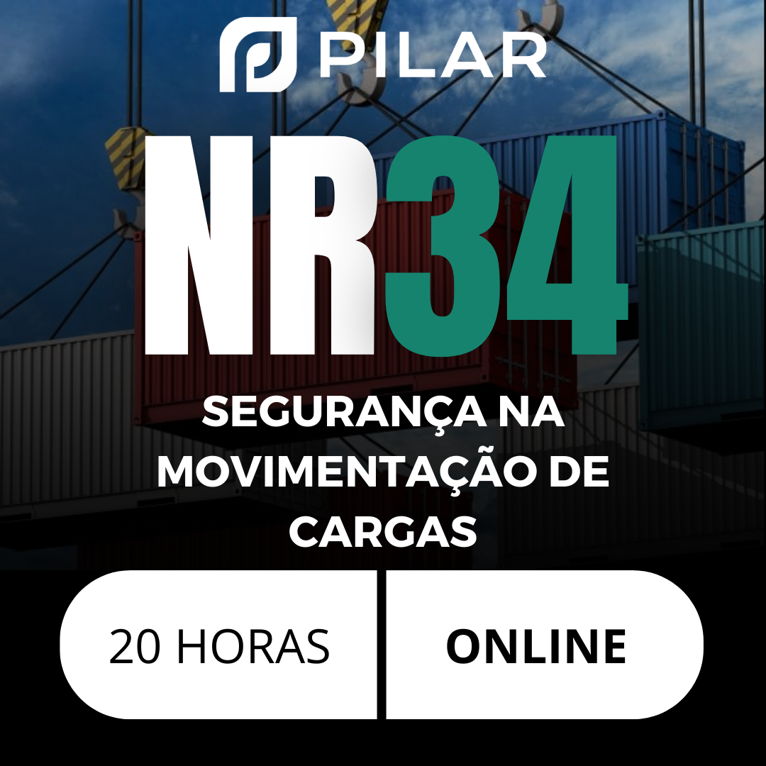 NR 34 - SEGURANÇA NA MOVIMENTAÇÃO DE CARGAS - ONLINE 