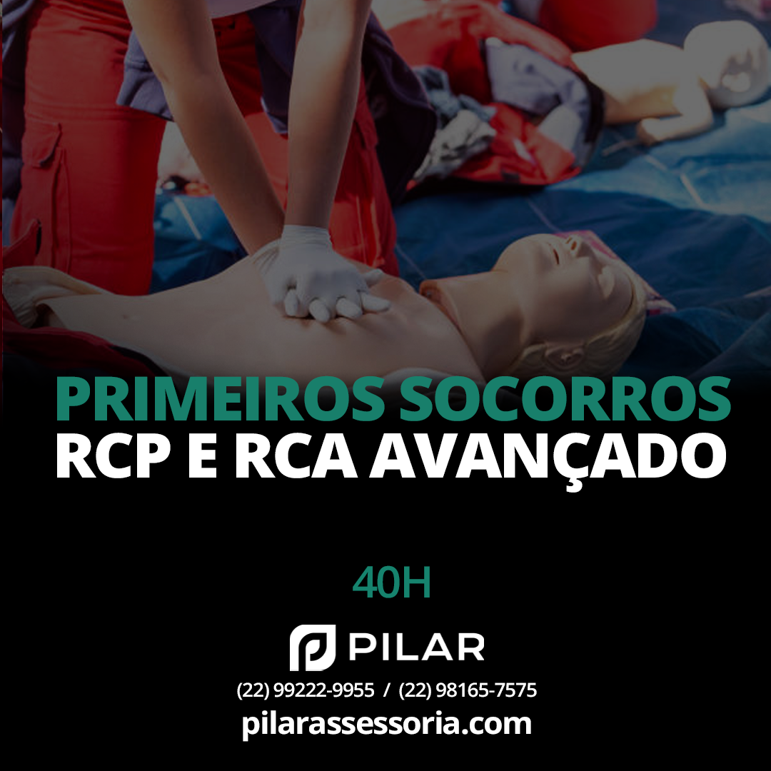 Primeiros Socorros - RCP e RCA (AVANÇADO) 