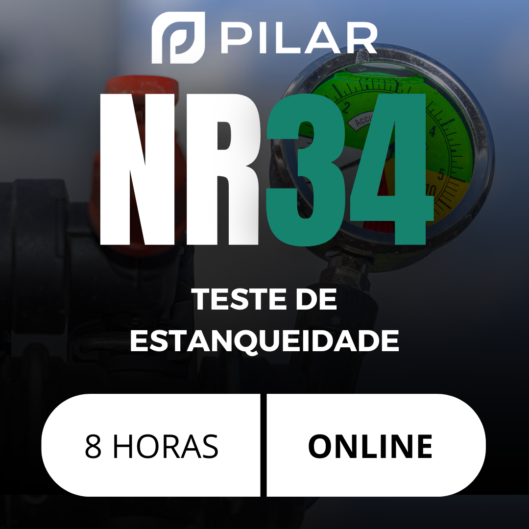  NR 34 - TESTE DE ESTANQUEIDADE (TEÓRICO) - ONLINE